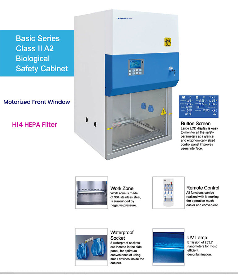 Class II A2 Benchtop Biological Safety Cabinet