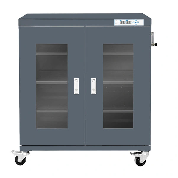 LORDERAN Armoire de Séchage sous Azote, Humidité Ultra-Faible 1-60% HR, Chambre de Stockage avec Dessiccateur N2, Boîte Sèche Anti-Oxydation pour Semi-conducteurs, Optique et Stockage de Laboratoire, Contrôle de l'Humidité Uniquement