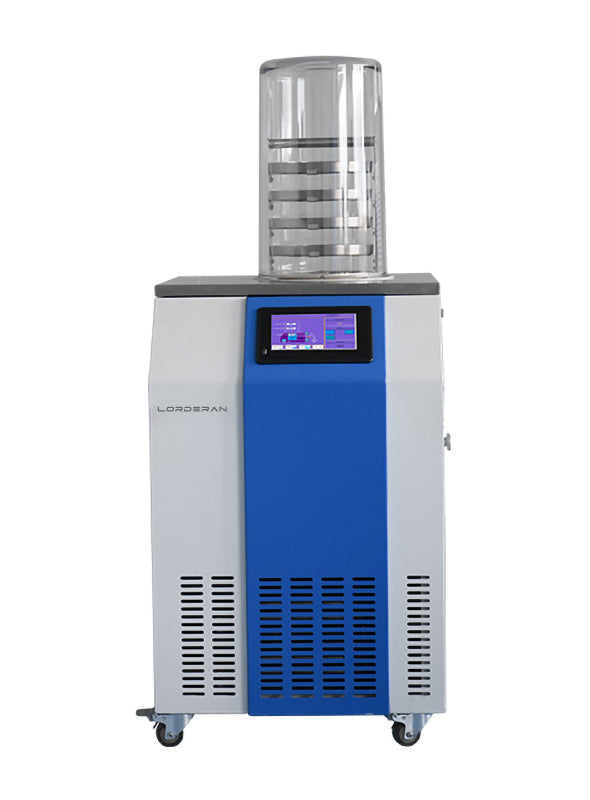 LORDERAN 28L Liofilizador de Laboratorio, Máquina de Liofilización al Vacío de 28 Litros para Laboratorio e Investigación