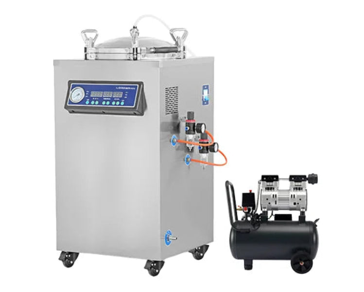 Stérilisateur alimentaire à vapeur LORDERAN 100L/150L avec compresseur d'air, autoclave alimentaire à contre-pression pour sachets, boîtes de conserve, bocaux
