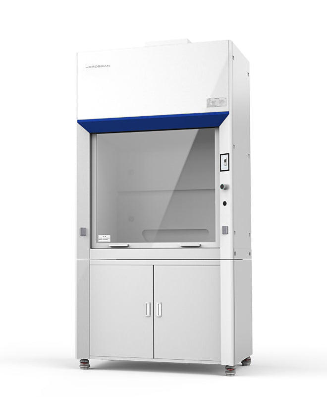 Hotte à conduits LORDERAN, hotte chimique 120cm/150cm avec système de contrôle intelligent à écran tactile pour laboratoire