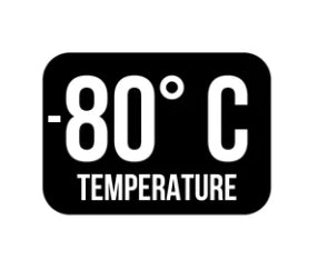 Temperatura de la trampa de frío de -80˚C