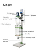 Double Jacketed Glass Reactor