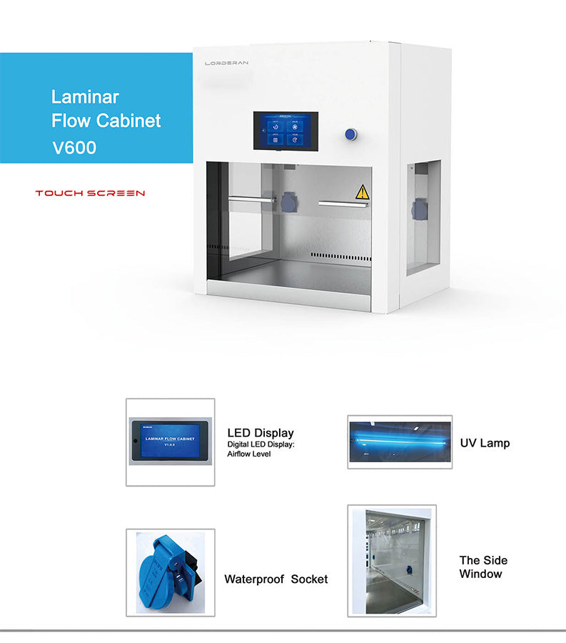 Small Vertical Laminar Flow Cabinet (Touch Screen)