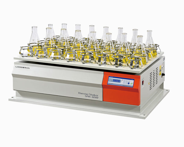 LORDERAN Agitateur Orbital Ouvert, Agitateur Stable à Entraînement Équilibré à Arbre Unique, Silencieux et Stable en Continu avec Capacité Multi-Flacons pour la Culture Cellulaire et le Laboratoire