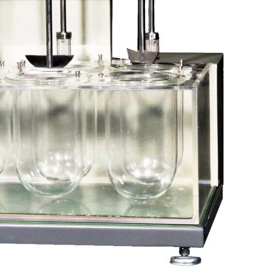 Auto-lifting dissolution tester with turn-over head – view 5 of 5